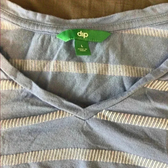 Womens size L Dip tie front T-shirt - Picture 3 of 3